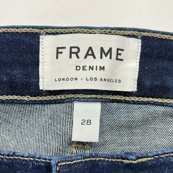 Frame Denim Le Skinny de Jeanne Crop Size 28 - Picture 8 of 16